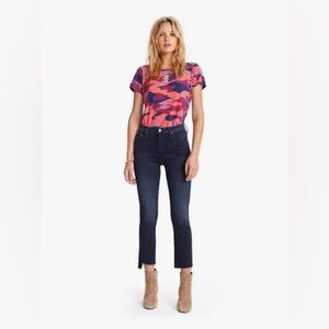 Mother The Insider Step Crop Fray in After Party, Women’s 24